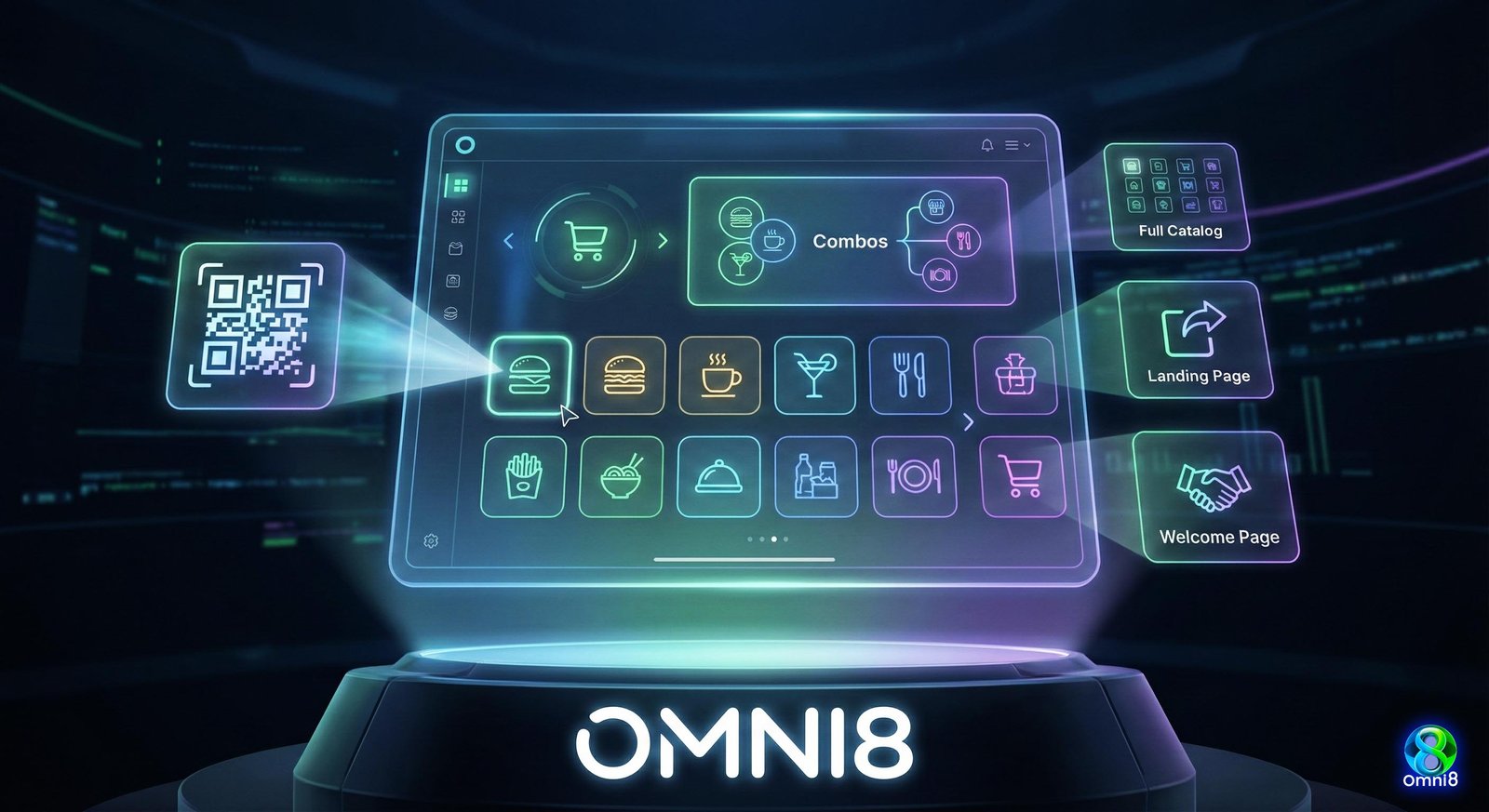 Diagrama 7 - Exemplo de cardápio digital Flowt