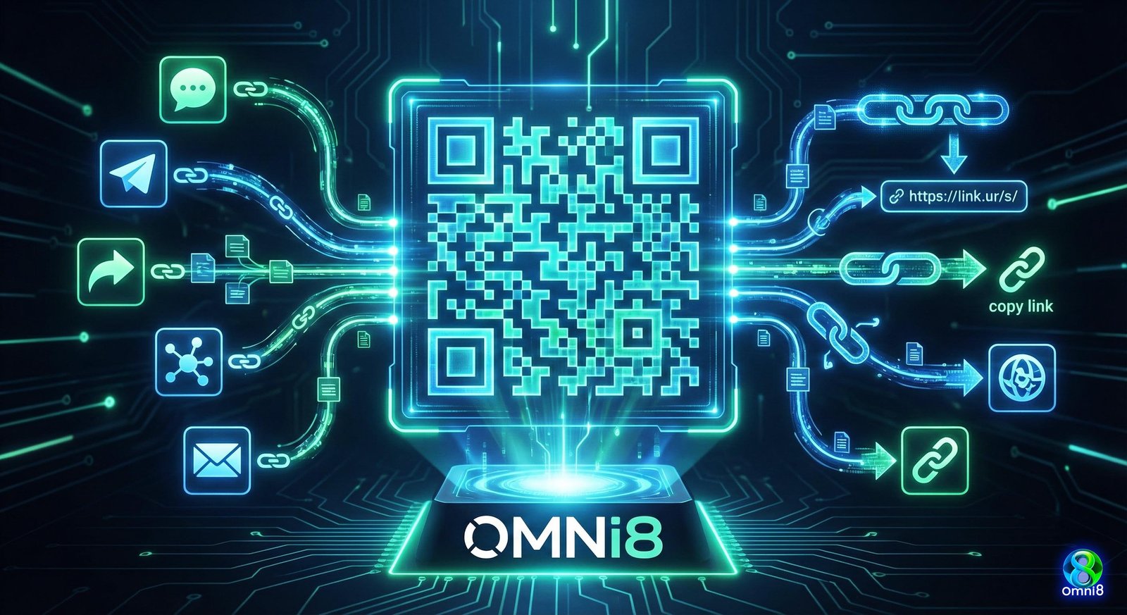 Diagrama 8 - Fluxo de geração e uso de QR Codes e links