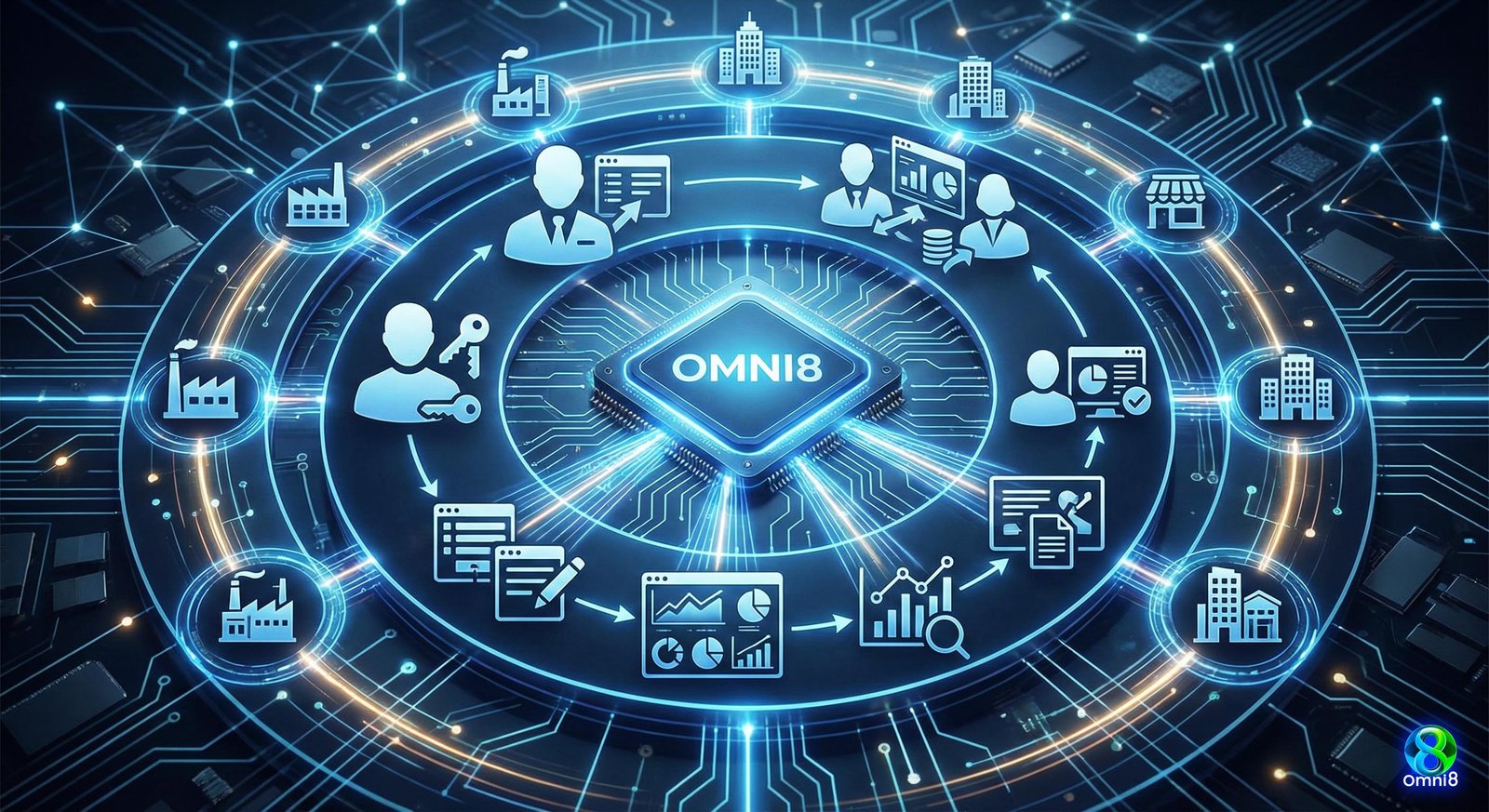 Diagrama 3 - Fluxo de trabalho entre empresas, usuários e análises no Nexus